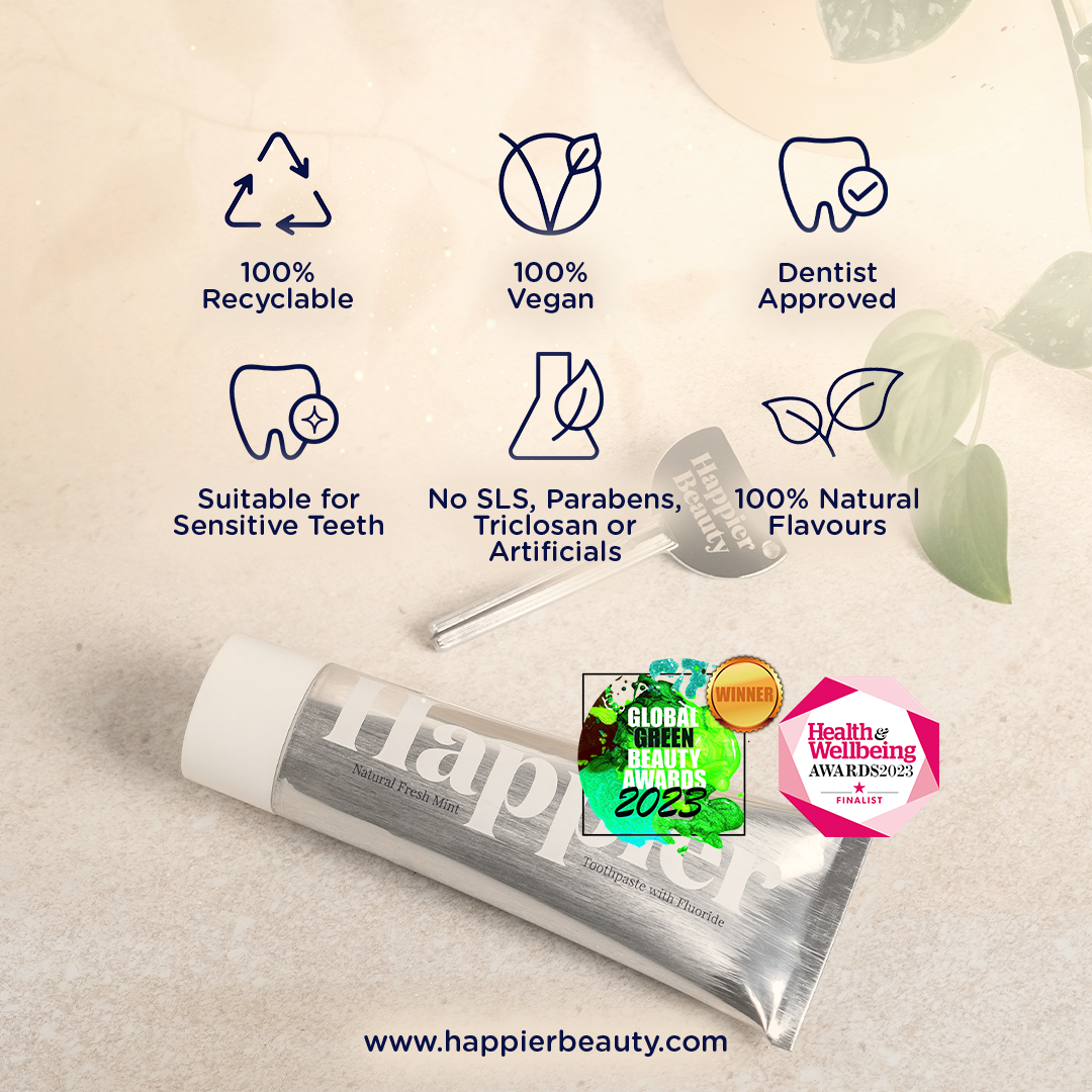 Happier Fresh Mint Toothpaste Sample Page