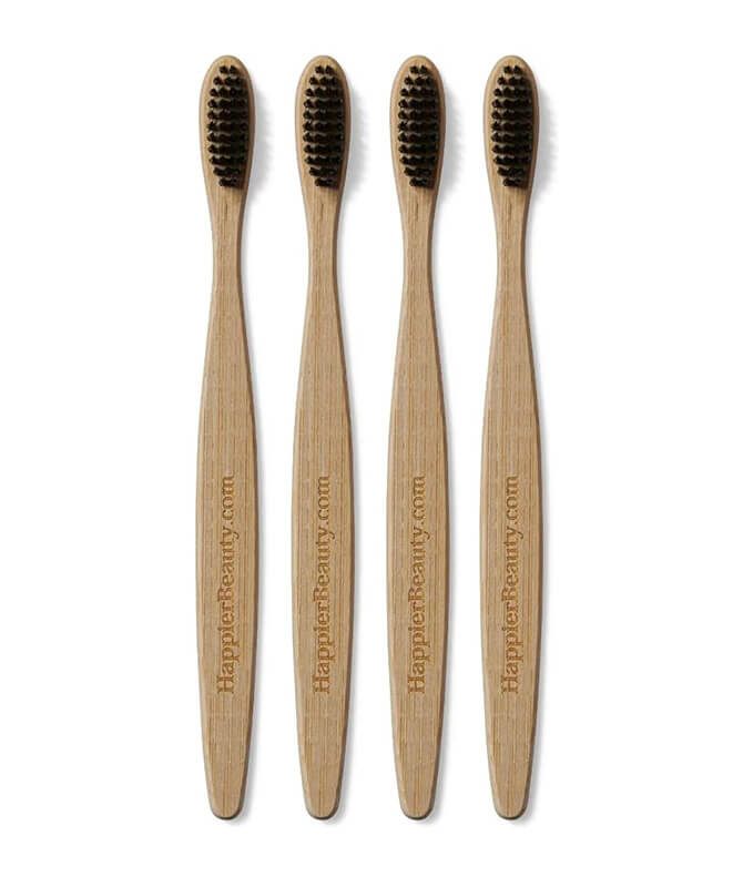 4 Pack Bamboo Toothbrush