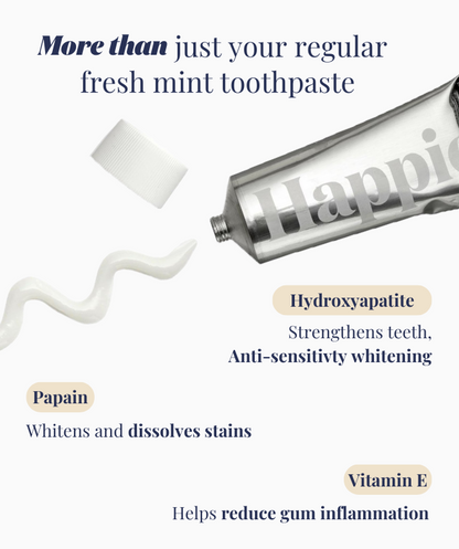 Happier Fresh Mint Toothpaste Sample Page