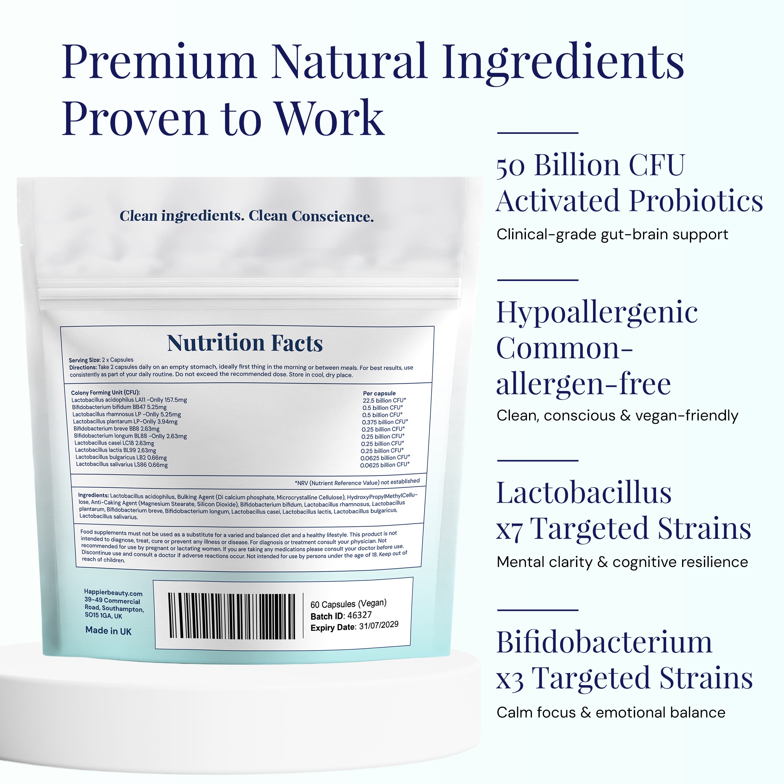 Happier Cognition and Focus Complex (60 capsules)