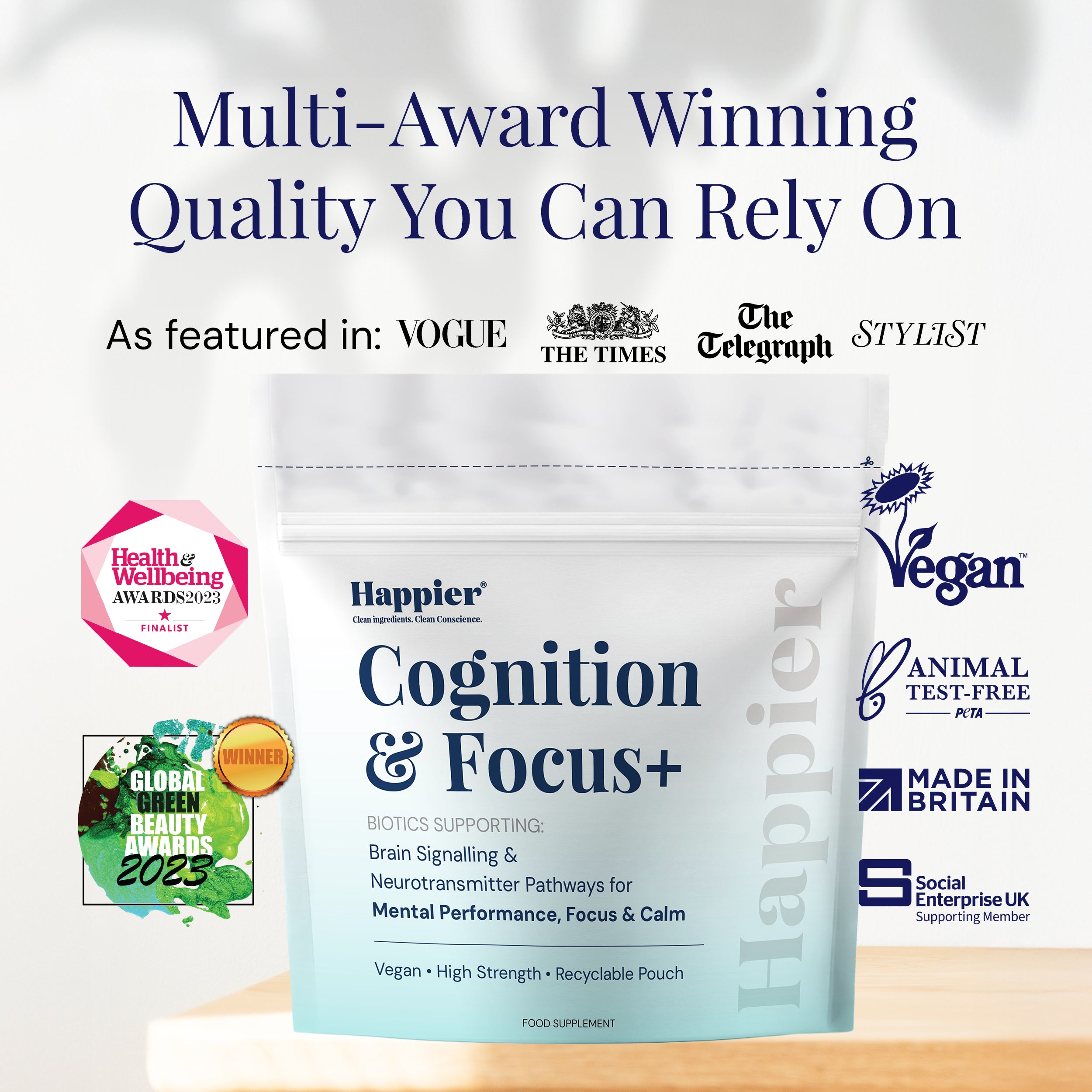 Happier Cognition and Focus Complex (60 capsules)