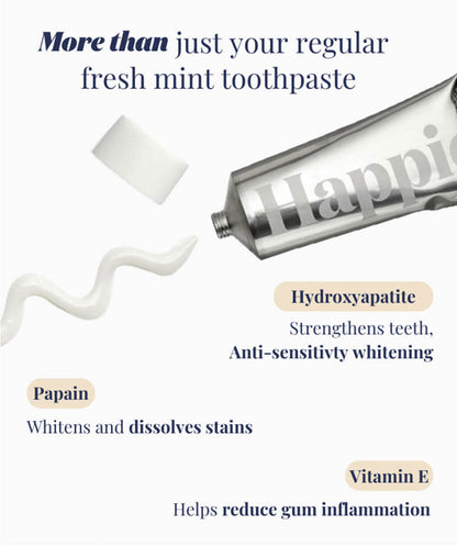 Happier Fresh Mint Toothpaste: Gift Set Bundle