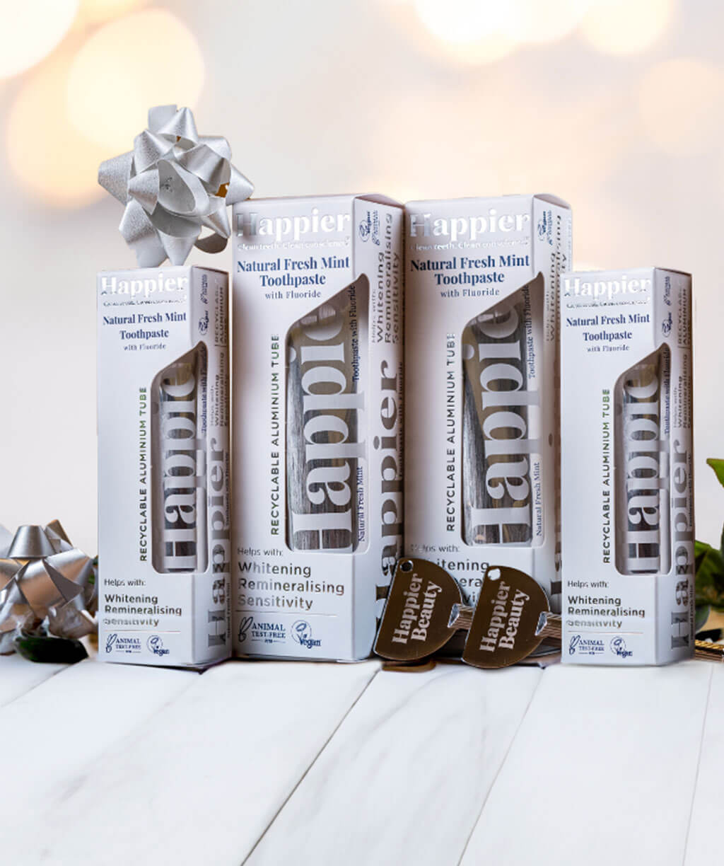 Happier Fresh Mint Toothpaste: Gift Set Bundle
